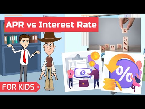 Annual Percentage Rate APR vs Interest Rate: Borrowing 101: Easy Peasy Finance for Kids &amp; Beginners