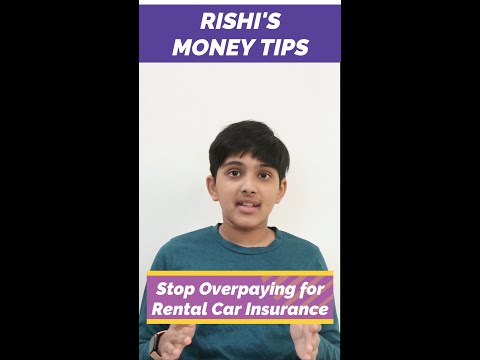 Stop Overpaying for Rental Car Insurance: 12-Year Old Rishi's Money Tip #32