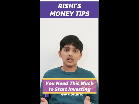 You Need *this* Much to Start Investing: 12-Year Old Rishi's Money Tip #41