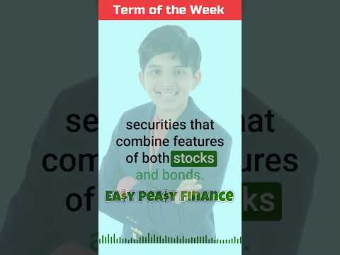 Preferred Stocks: Easy Peasy Finance Term of the Week #Shorts