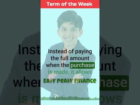 Buy Now Pay Later - BNPL: Easy Peasy Finance Term of the Week #Shorts