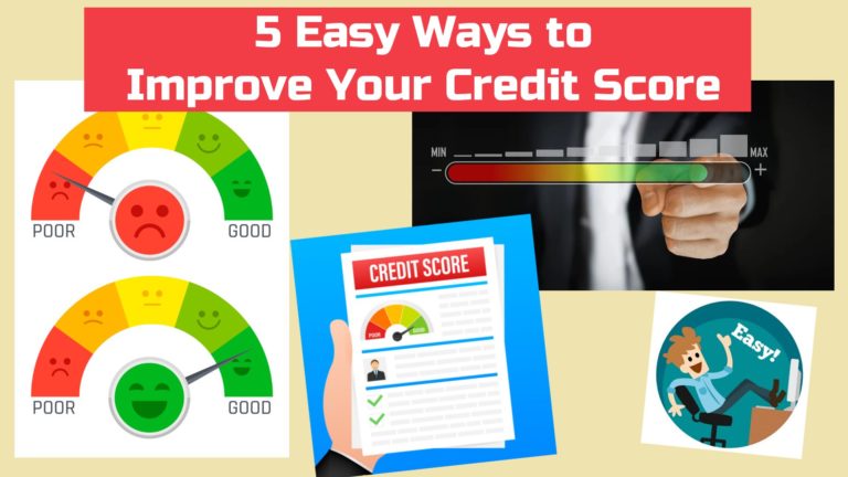 5 Easy Ways to Improve Your Credit Score