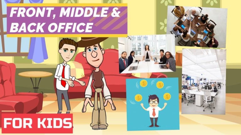 Front Office Middle Office and Back Office of a Bank – Easy Peasy Finance for Kids and Beginners – Podcast