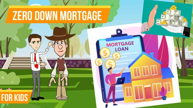 What is a Zero Down Mortgage / Zero Down Payment Mortgage – Easy Peasy Finance for Kids and Beginners – Podcast